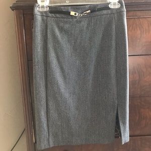 Gray Express Pencil Skirt